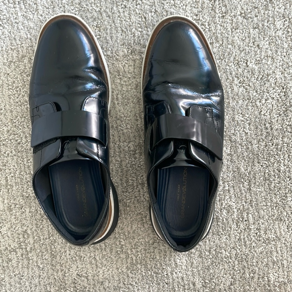 Cole Haan patent sneakers